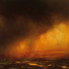 ..Approaching Storm<br>Oil on Board<br>15 x 15 inches