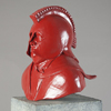 ..Red Victor III<br>Bronze<br>18 ½ x 10 ¼  x 9 inches (Steel Base 44" tall)